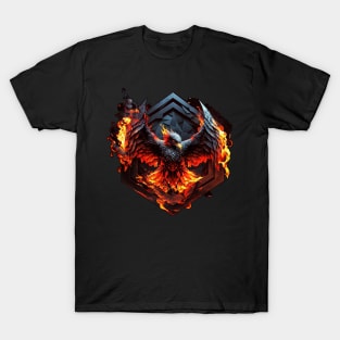 Phoenix in a Hexagon T-Shirt